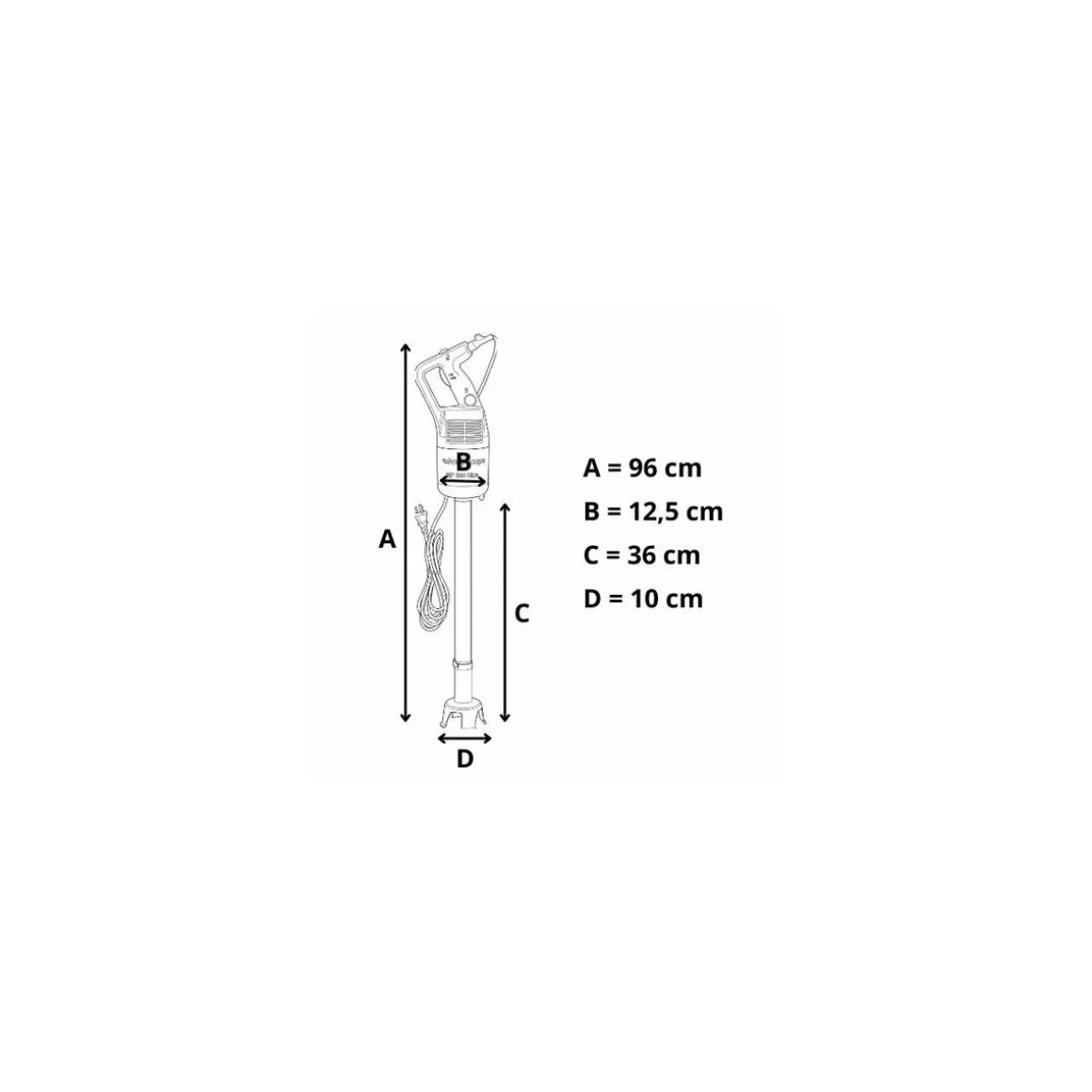 Mixer plongeant MP 550 Ultra 230V monophasé