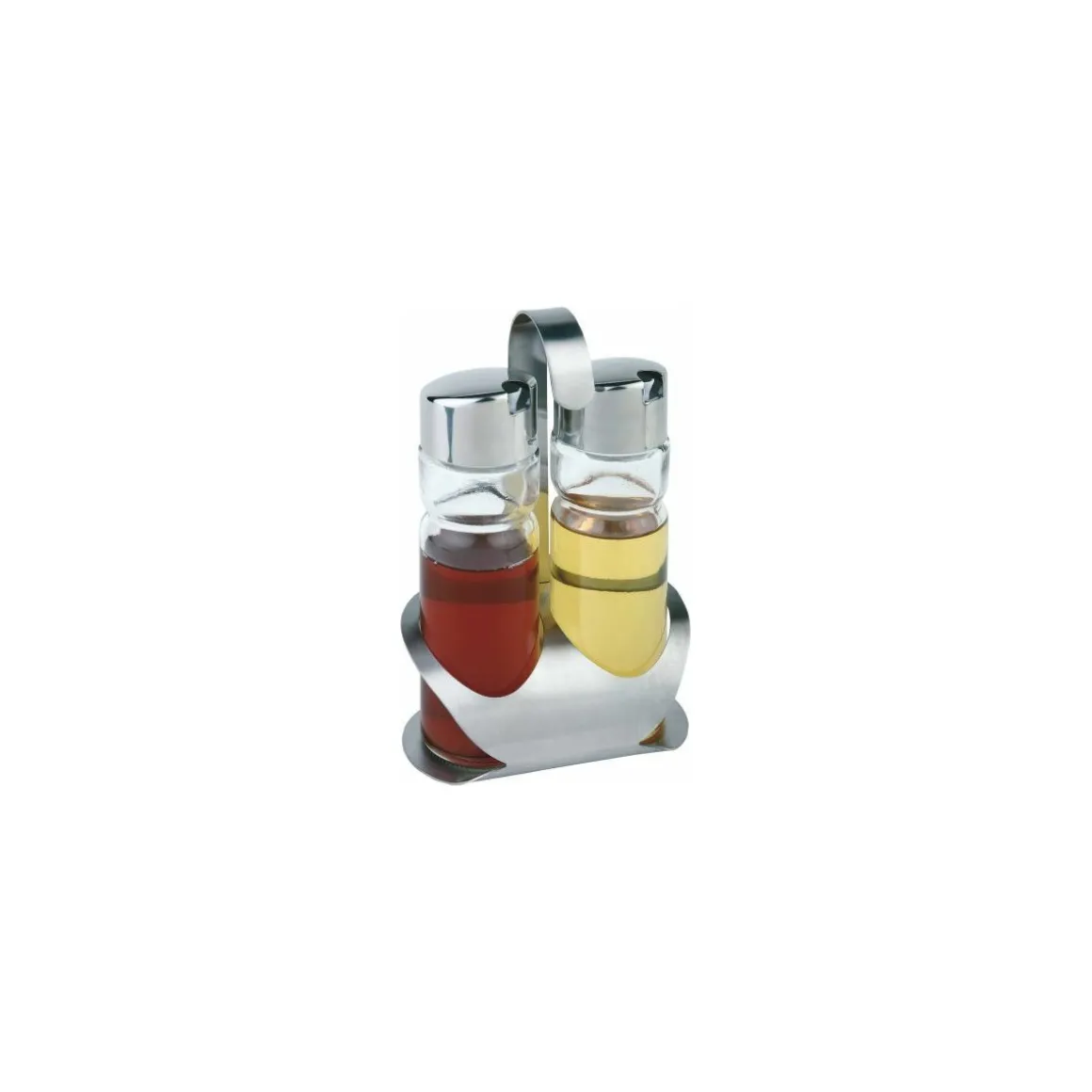 Ménagère 2 pièces huile/vinaigre inox