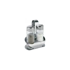 Ménagère 2 pièces sel/poivre inox