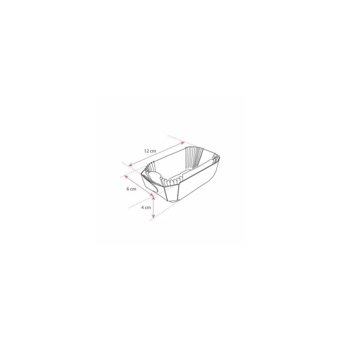 Moule bois 12 x 6 x 4 cm - par 300