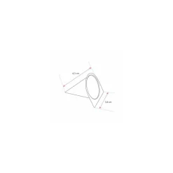 Moule cornet à jambon PET cristal 67 x 67 x 80 - par 250