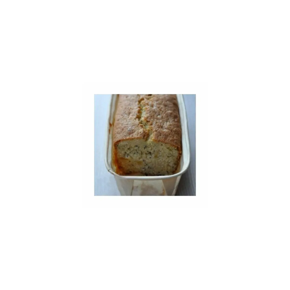 Moule de cuisson rectangulaire papier 19,9 x 7,3 x 6,5 cm - par 25