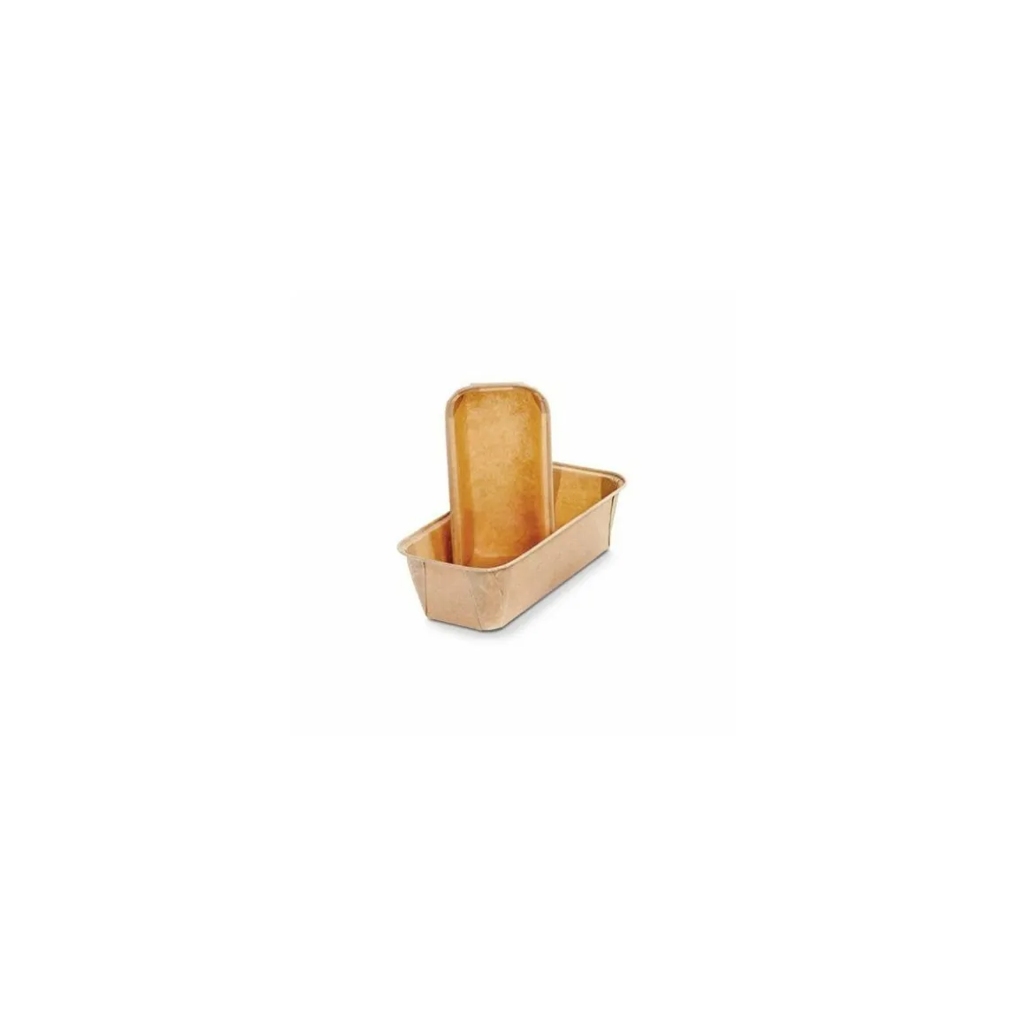 Moule de cuisson rectangulaire papier 19,9 x 7,3 x 6,5 cm - par 25
