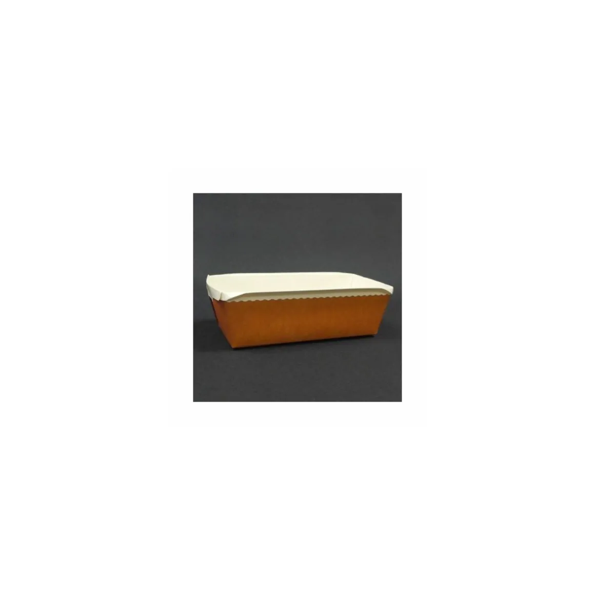 Moule de cuisson rectangulaire bord renforcés 20 x 8,2 x 7 cm - par 40