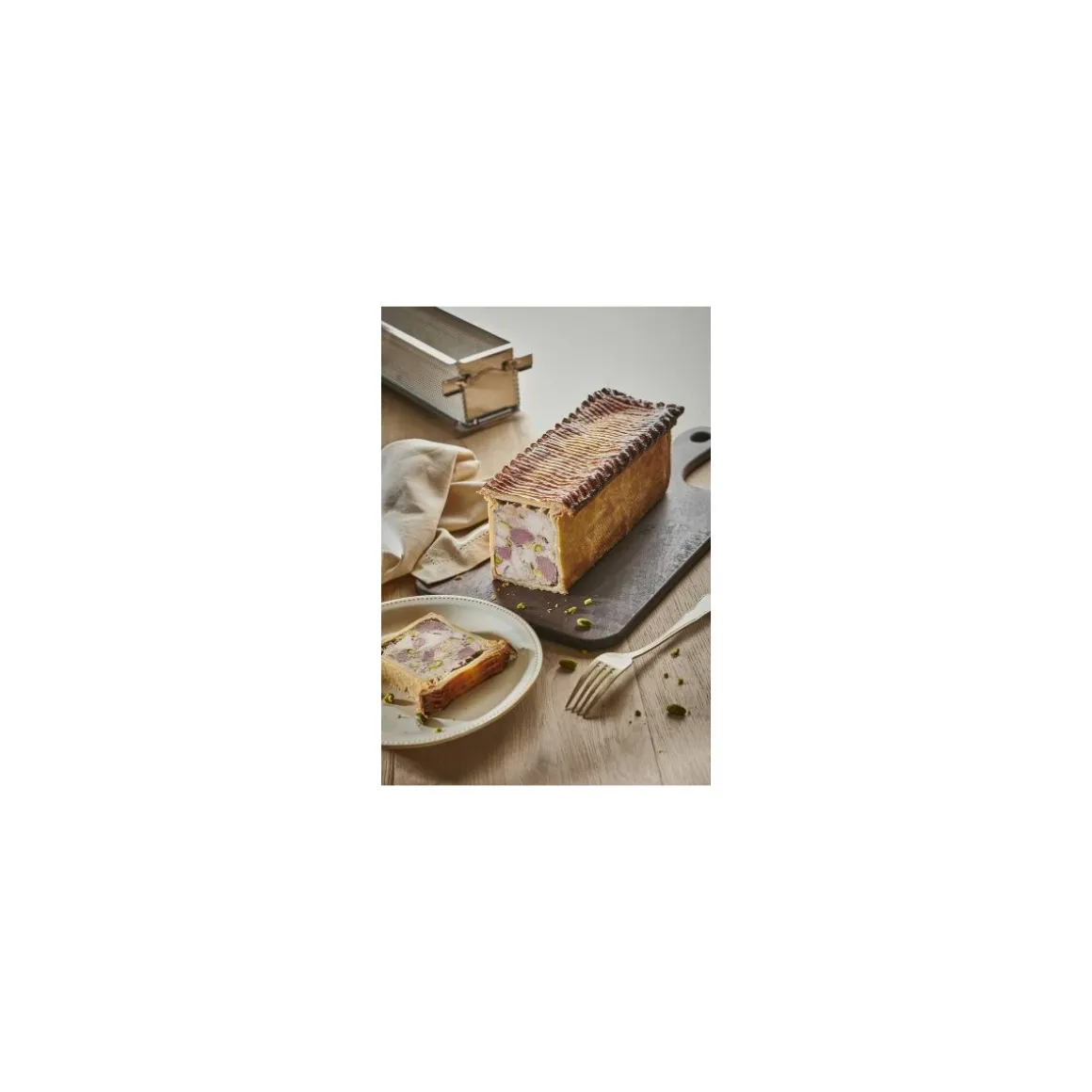 Moule perforé pliant Geoforme inox 35 x 7 x 7,5 cm