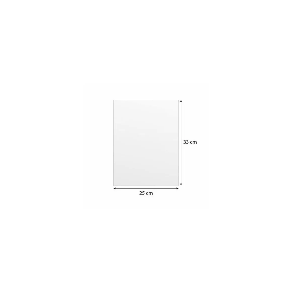 Mousseline blanche 30 g/m² format 25 x 33 cm - par 10 kg