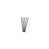 Paille papier noire Ø 0,6 x 20 cm - par 250