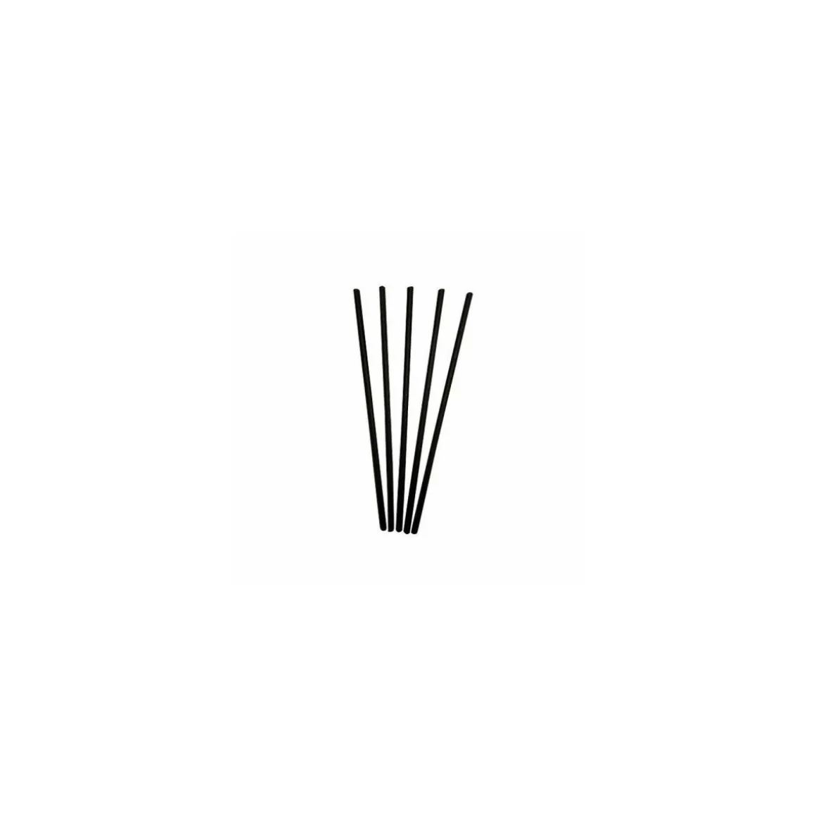 Paille papier noire Ø 0,6 x 20 cm - par 250
