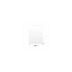 Papier duplex vichy bleu 60 g/m² feuilles 33 x 25 cm - par 10 kg