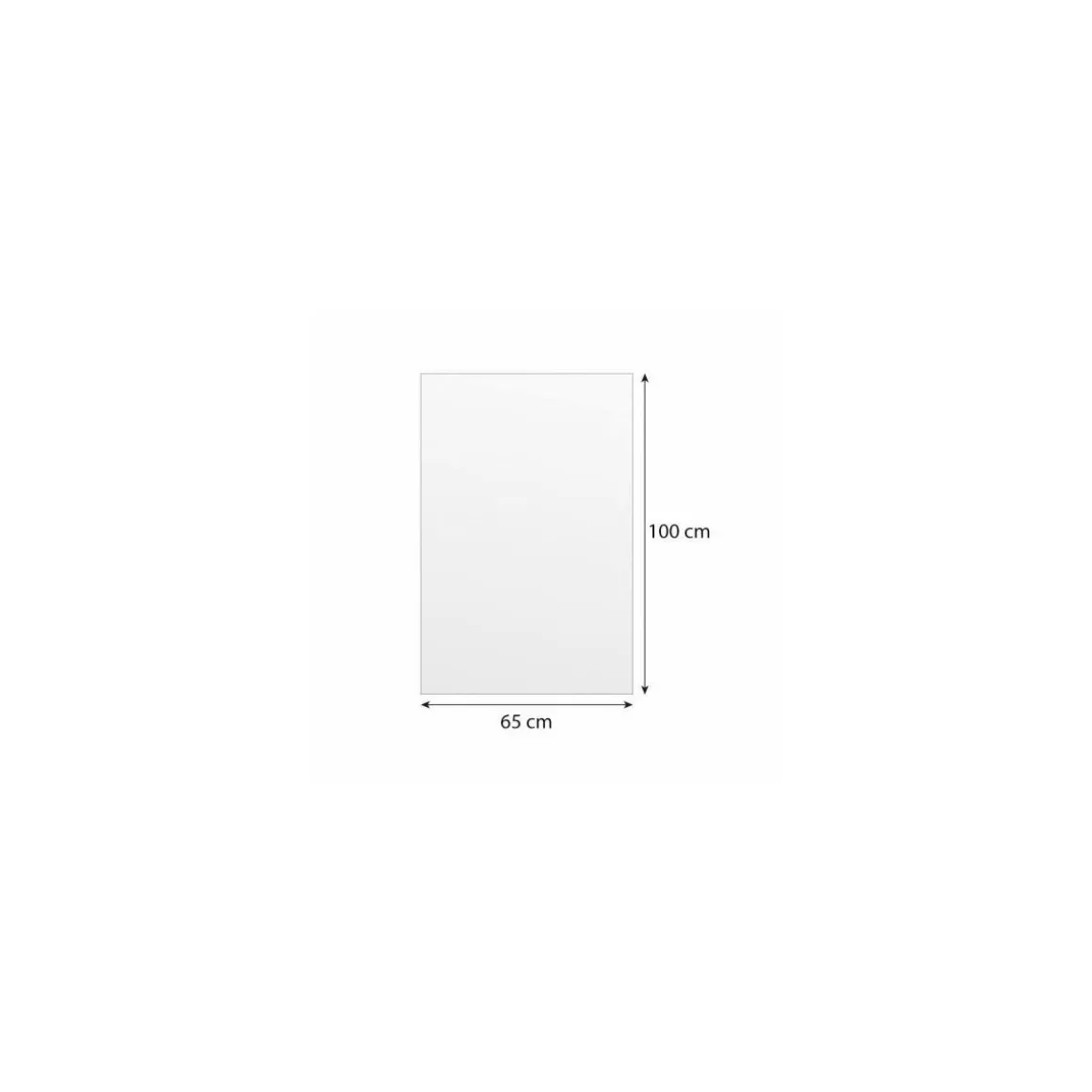 Papier ingraissable blanc 45 g/m² feuilles 100 x 65 cm - par 10 kg