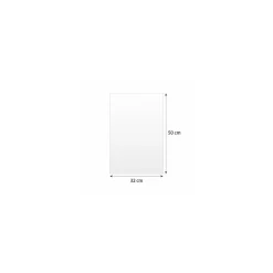 Papier ingraissable blanc 45 g/m² feuilles 50 x 33 cm - par 10 kg