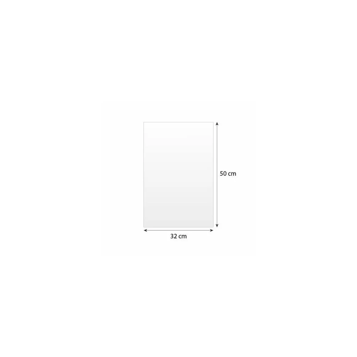 Papier ingraissable blanc 45 g/m² feuilles 50 x 33 cm - par 10 kg