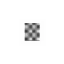 Papier ingraissable damier blanc noir 35 g/m² feuilles 38 x 31 cm - par 1000