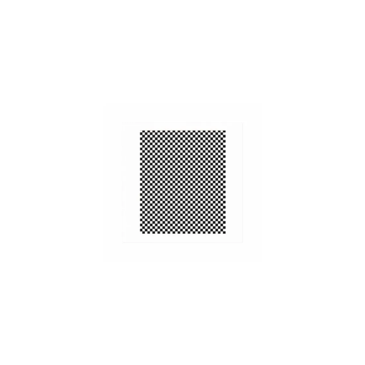 Papier ingraissable damier blanc noir 35 g/m² feuilles 38 x 31 cm - par 1000