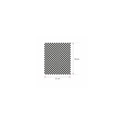 Papier ingraissable damier blanc noir 35 g/m² feuilles 38 x 31 cm - par 1000