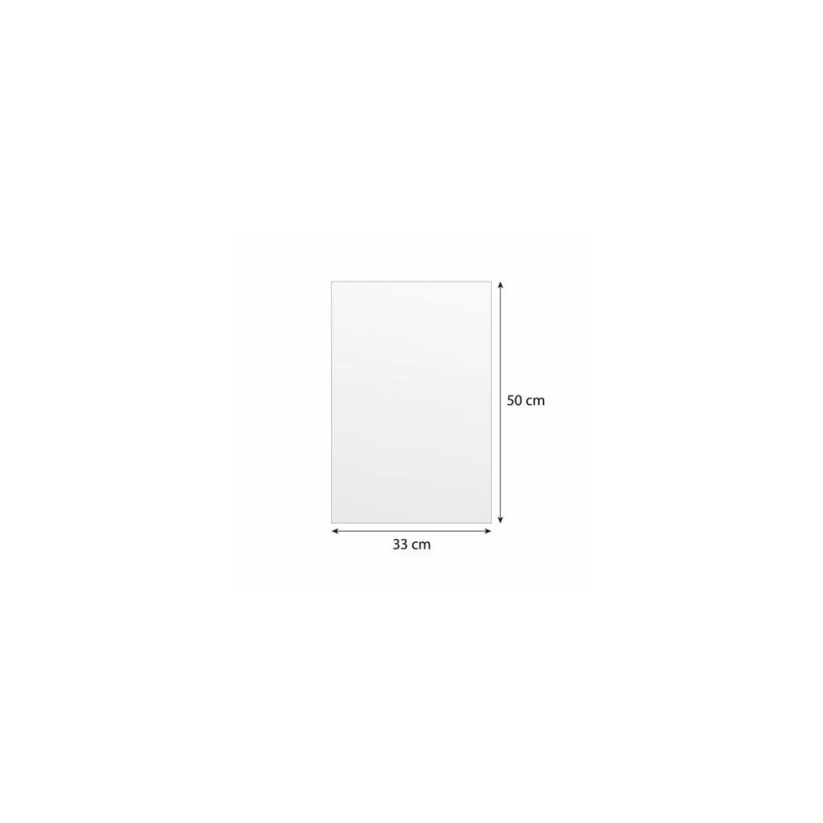 Papier paraffiné 1 face blanc 55 g/m² feuilles 50 x 35 cm - par 10 kg