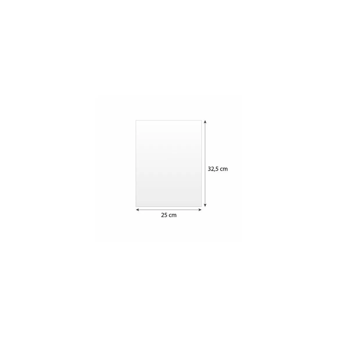 Papier paraffiné 1 face "Qualité premium" 50 g/m² feuilles 32,5 x 25 cm - par 10 kg