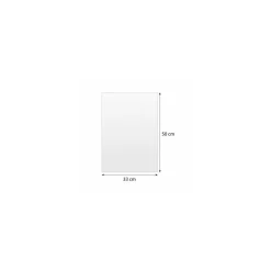 Papier paraffiné 2 faces rose 60 g/m² feuilles 50 x 33 cm - par 10 kg
