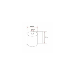 Papier thermique caisse 57 x 46 x 12 mm - par 5