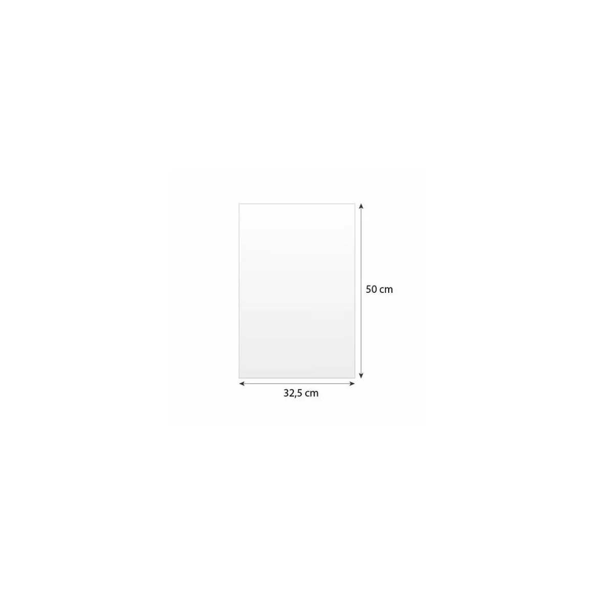 Papier thermoscellable blanc 60 g/m² feuilles 50 x 32,5 cm - par 10 kg