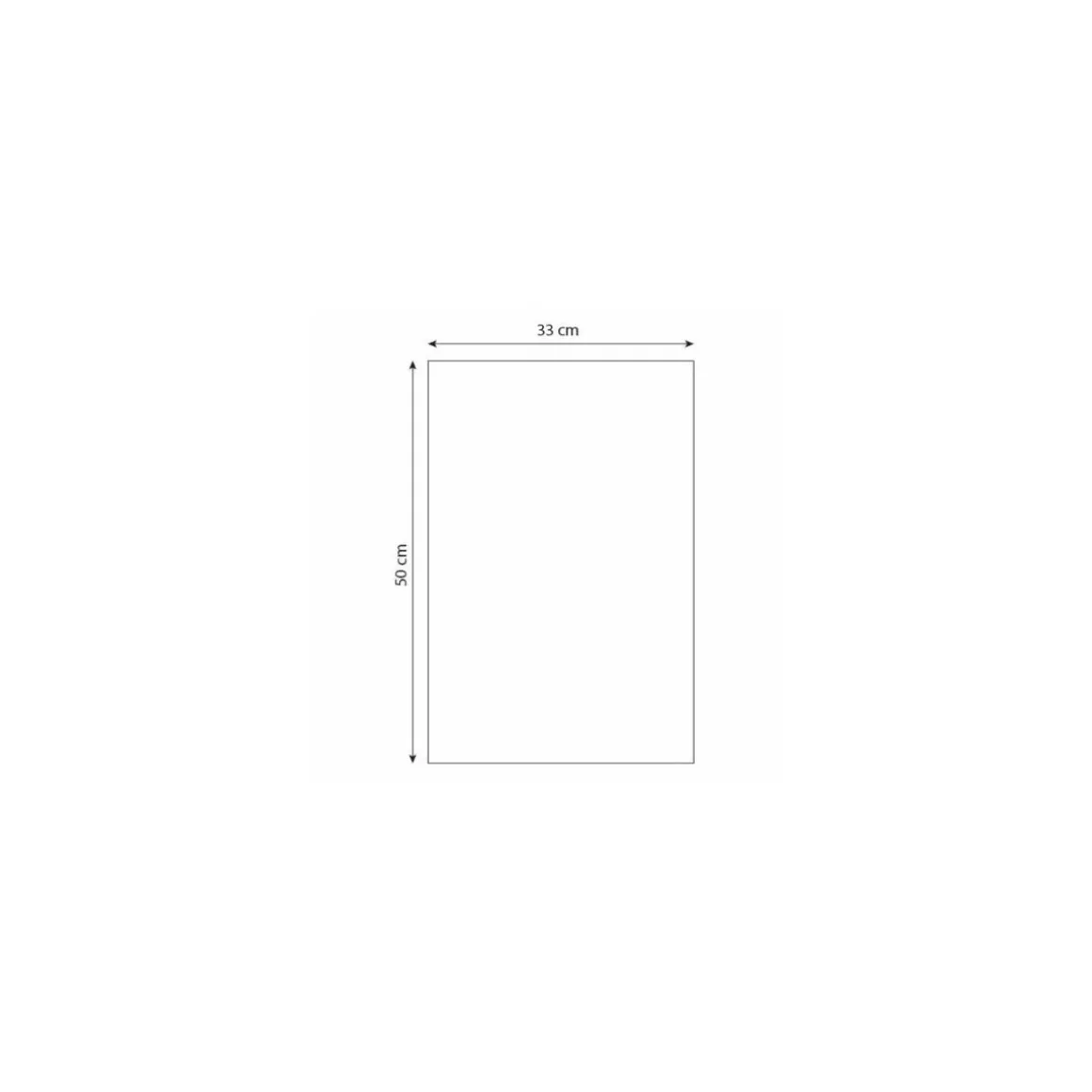 Papier thermoscellable noir 60 g/m² feuilles 50 x 33 cm - par 10 kg