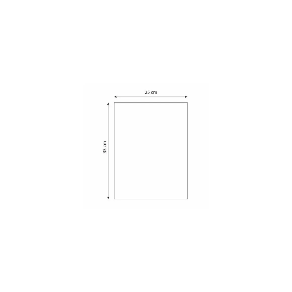 Papier thermoscellable noir 60 g/m² feuilles 33 x 25 cm - par 10 kg