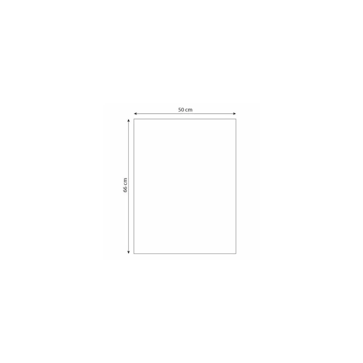 Papier thermoscellable noir 60 g/m² feuilles 66 x 50 cm - par 10 kg