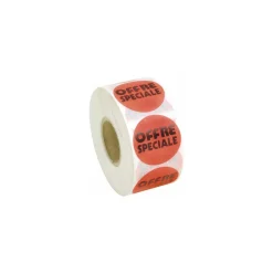 Pastille offre spéciale rouge ø 47 mm - par 1000