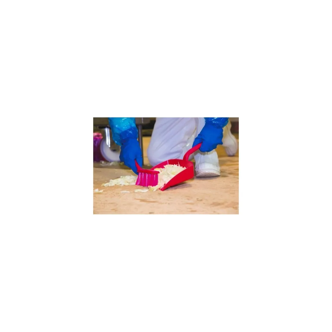 Pelle à poussière polypropylène bleu 33 cm