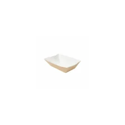 Petite barquette kraft brun sans couvercle 240 ml - par 200