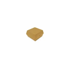 Petite boîte hamburger kraft brun 9,8 x 9,8 x 7 cm - par 450
