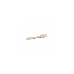 Petite cuillère jetable en bois 11 cm - par 100