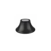 Pied Frida mélamine bois/noir H. 8 cm