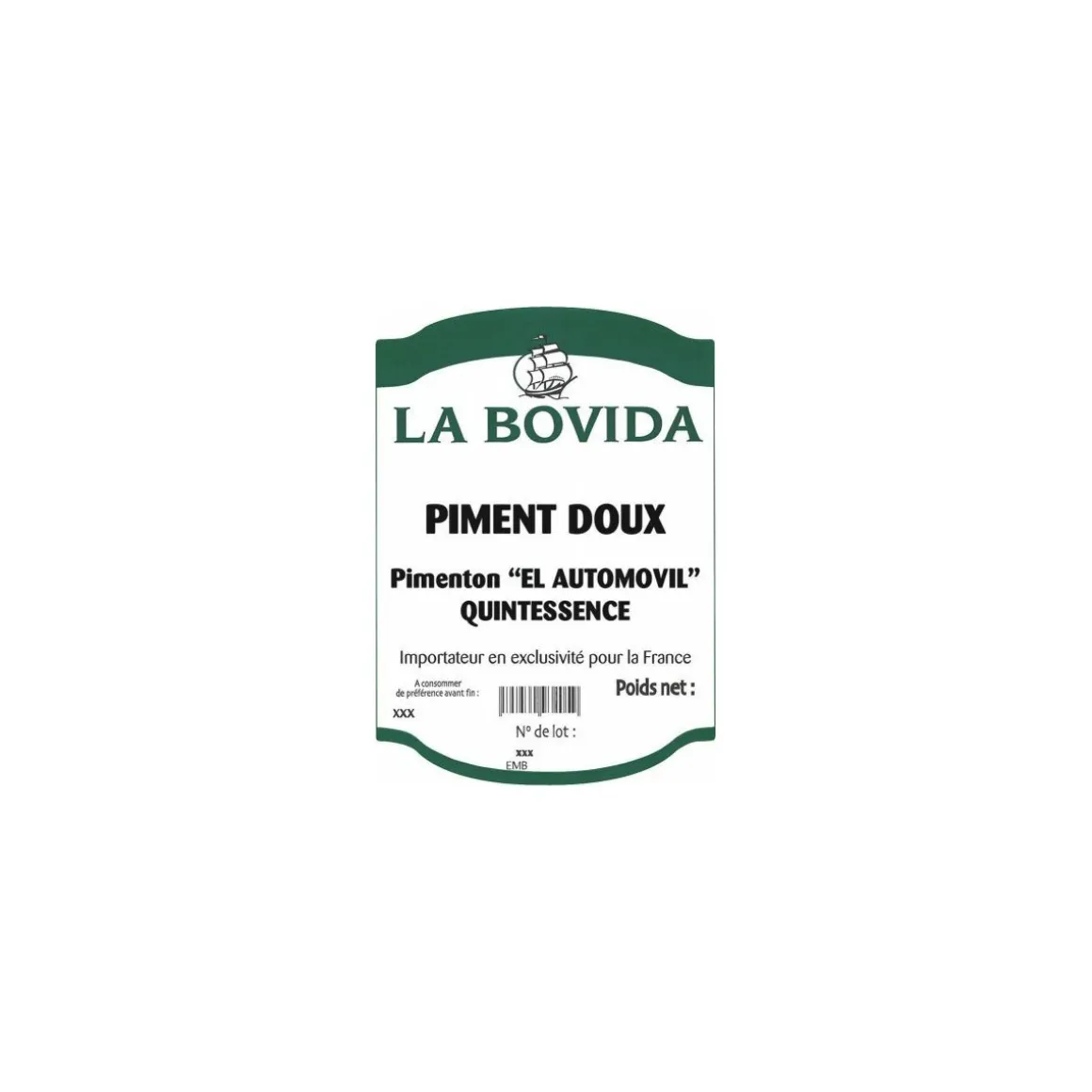 Piment rouge doux Quintessence - par 10 kg