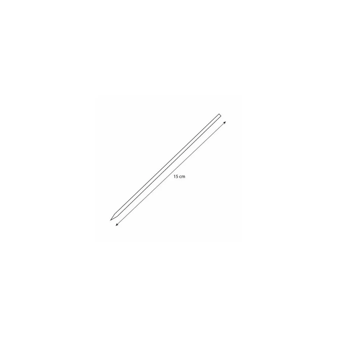 Pique à brochette hêtre 15 cm ø 3 mm - par 1000