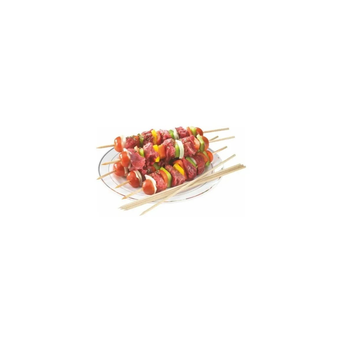 Pique à brochette hêtre 30 cm ø 3,8 mm - par 1000