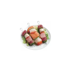 Pique à brochette plate inox 20 cm - par 200