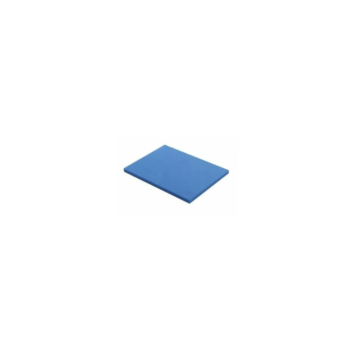 Planche de découpe bleue PEHD 40 x 30 x 2 cm
