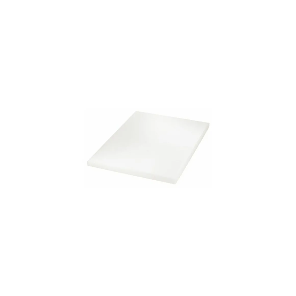 Planche de découpe PEHD blanc avec pieds 60 x 40 x 2 cm