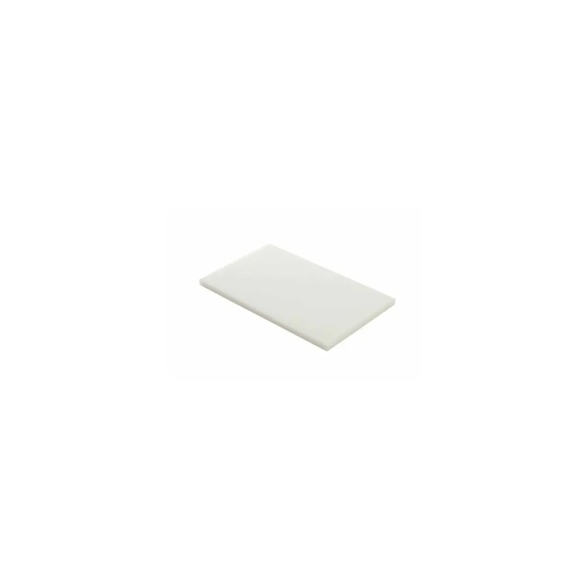 Planche de découpe PEHD blanche 140 x 60 x 2,5 cm