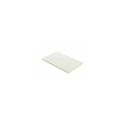 Planche de découpe PEHD blanche 120 x 60 x 2,5 cm