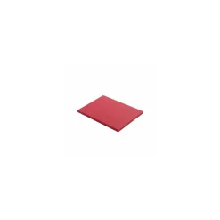 Planche de découpe PEHD rouge 50 x 30 x 2 cm