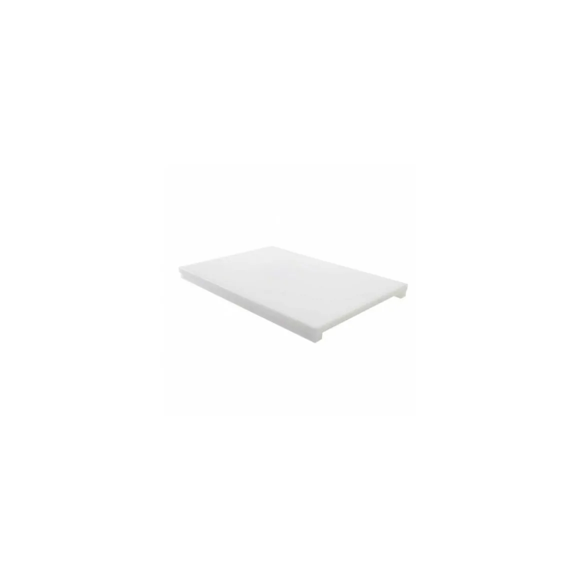 Planche vitrine PEHD blanc 50 x 30 x 2 cm