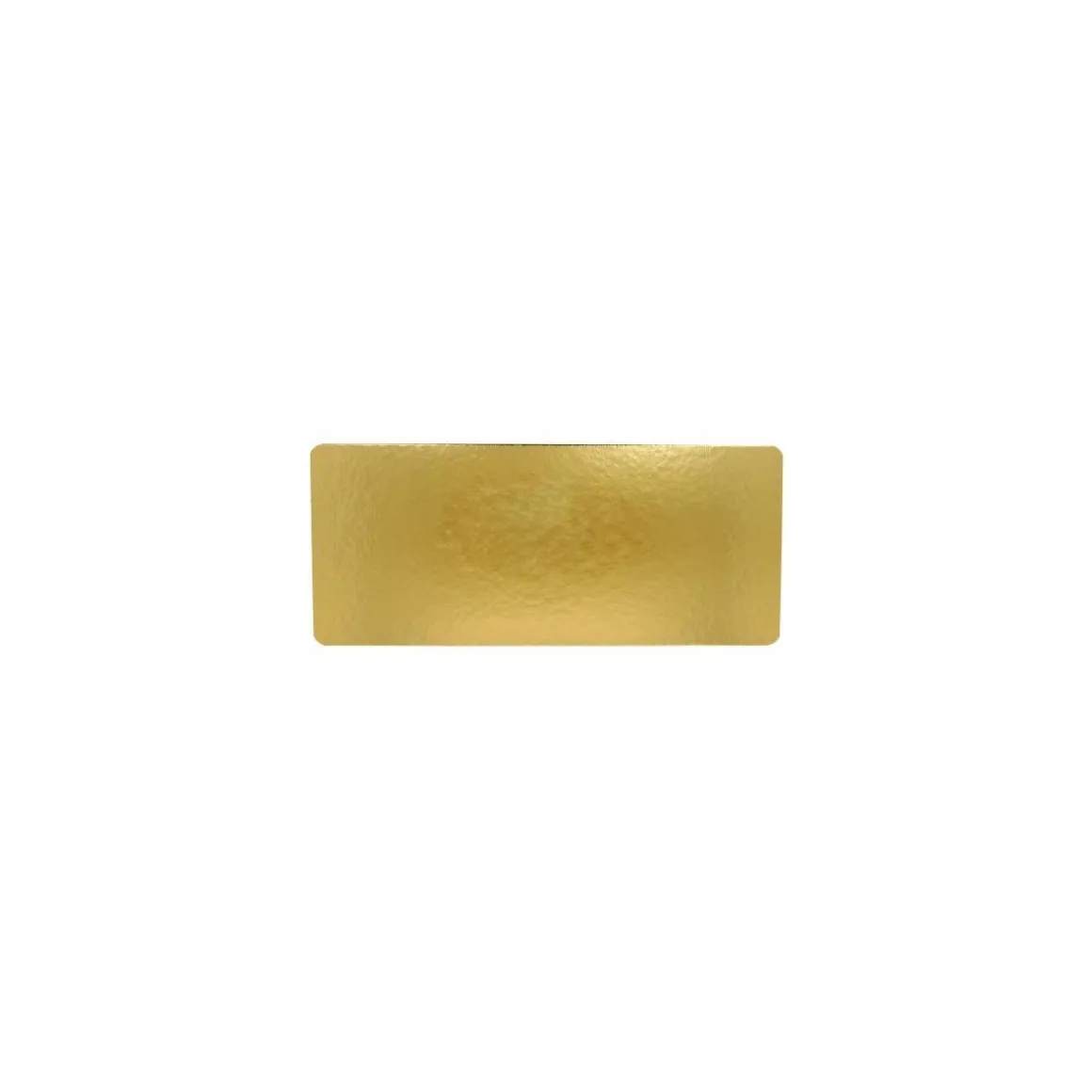Plaque angles arrondis or/noir 750 g 20 x 65 cm - par 25