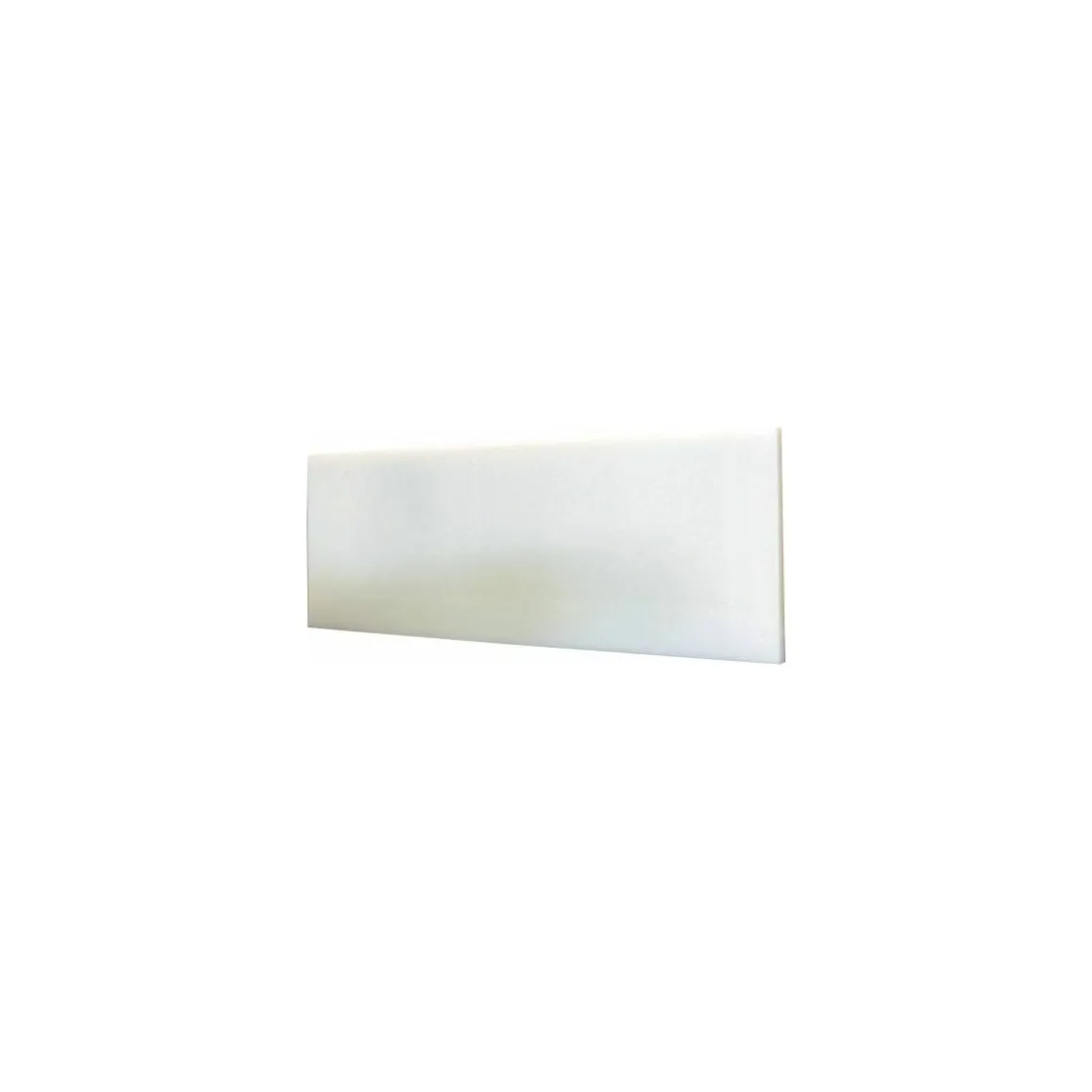 Plaque blanche PEHD 100 x 50 x 2,5 cm