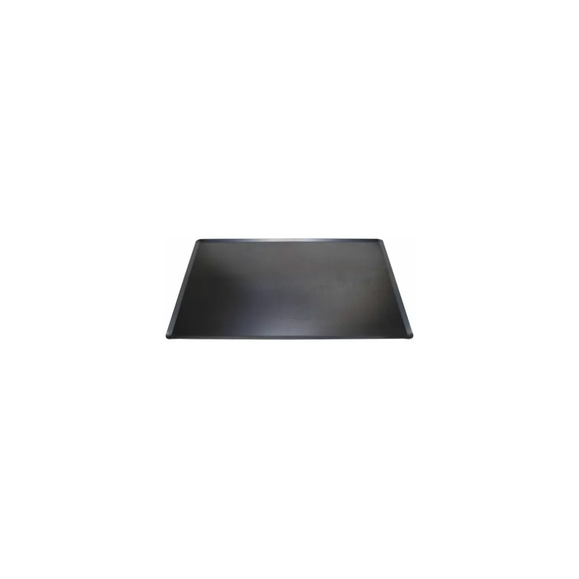 Plaque à bords pinces tôle acier noire GN 1/1 53 x 32,5 cm