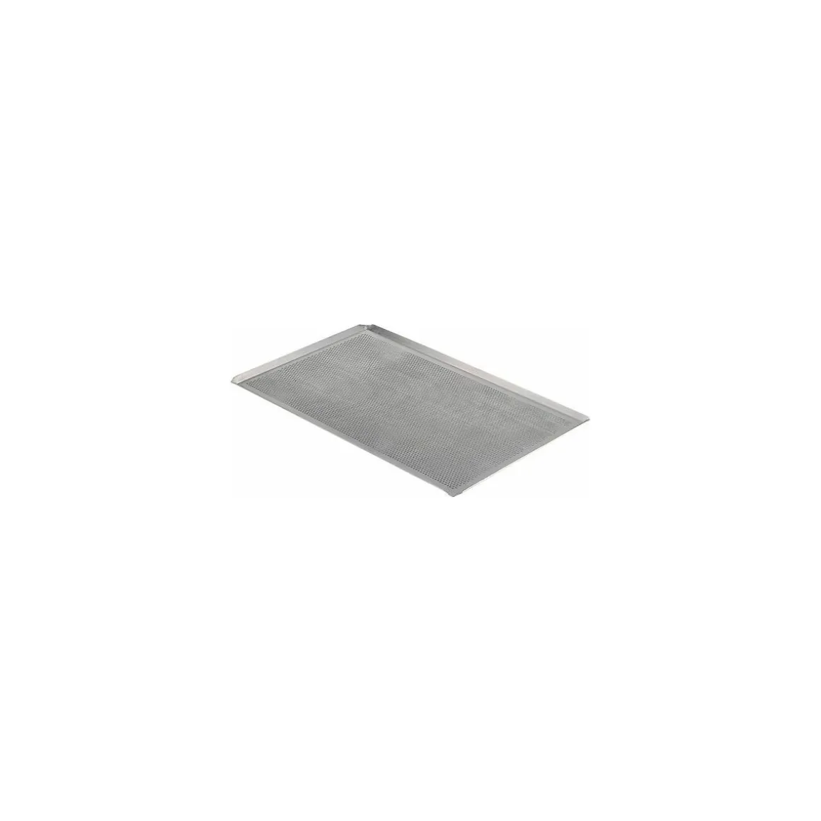 Plaque perforée à bords pincés 40 x 30 cm