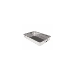 Plaque à rotir inox anses tombantes 54 x 39 x 7 cm