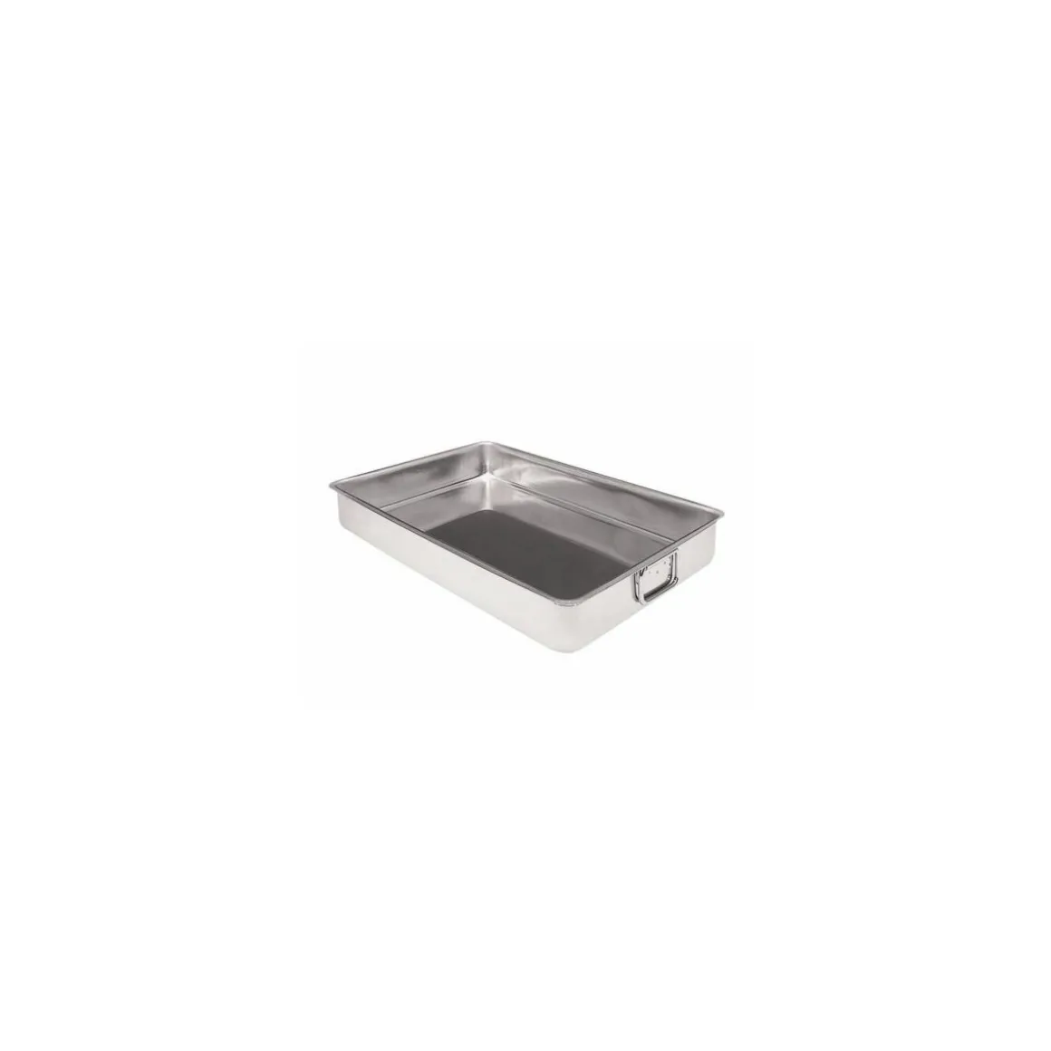 Plaque à rotir inox anses tombantes 54 x 39 x 7 cm