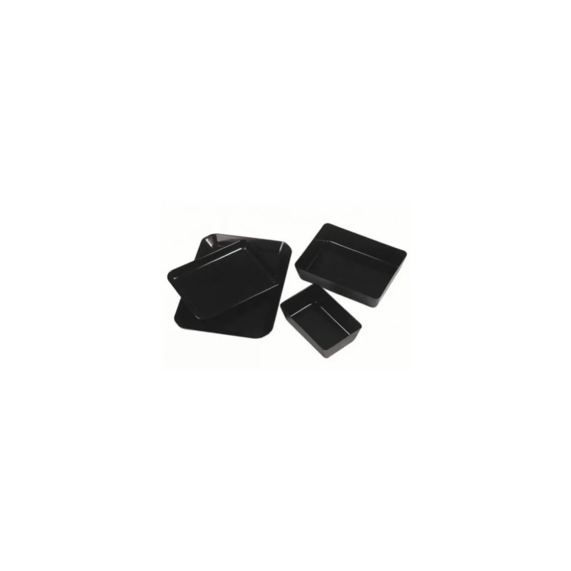 Plat ABS noir 58 x 22 x 2 cm